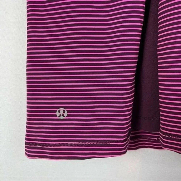 Lululemon Stuff Your Bra Pink & Purple Stripe Athletic Tank Top 4 - Picture 6 of 6